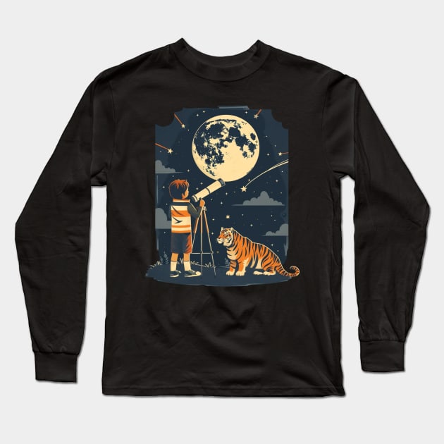 Calvin and Hobbes Originality Long Sleeve T-Shirt by Kisos Thass